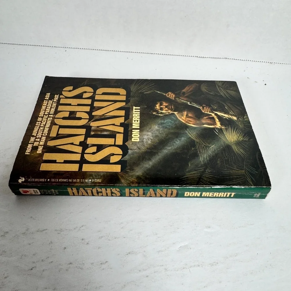 Hatch's Island Don‎ Merritt 1986 First Printing Vietnam War Action Bantam